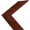 Ekena Millwork 13"W x 16"H x 3/4"D Vintage Farmhouse 3 1/2" Chevron, Barnwood Decor Collection, Salvage Red DECR13X16X075CHVRD - alternate 2